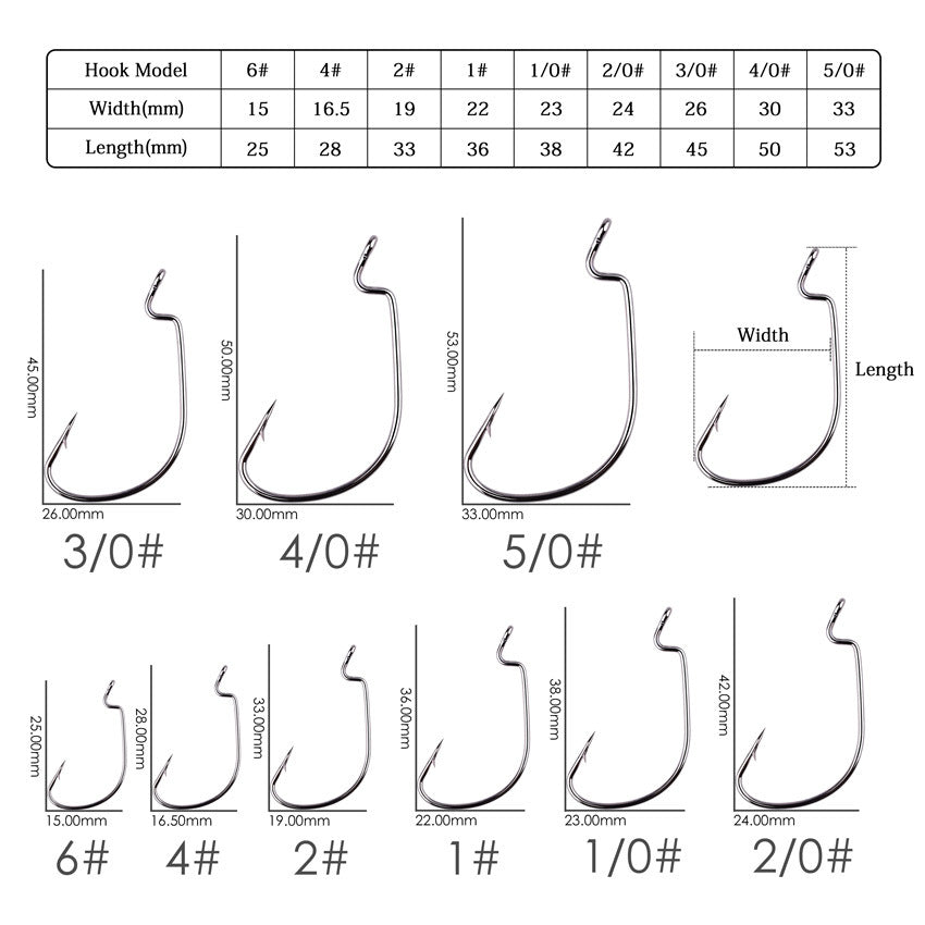 Fishing Hooks broad belly