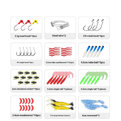 🎁 141-Piece Fishing Lure Gift Set