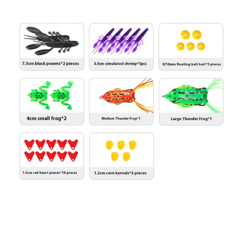 🎁 141-Piece Fishing Lure Gift Set