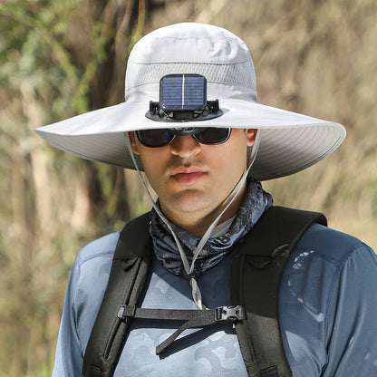 Solar Cooling Fan Hat