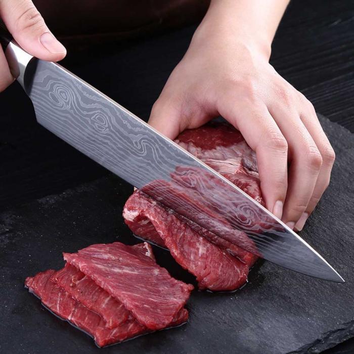 Professional slicing knife chefs kitchen