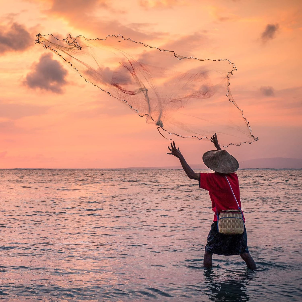 Saltwater Fishing Cast Net