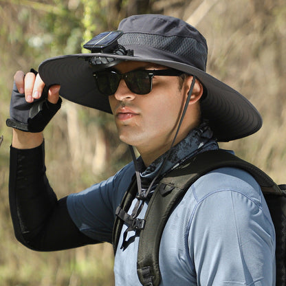 Solar Cooling Fan Hat