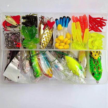 Lure Suit 142 Pieces with Fishing Pliers