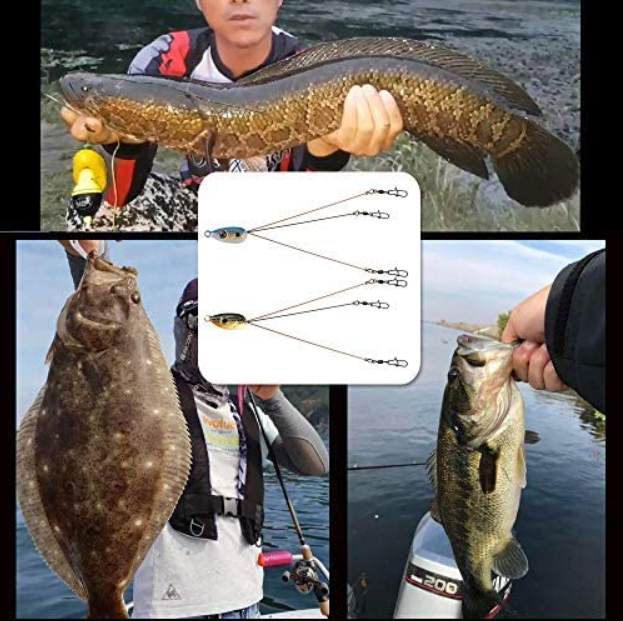 Umbrella fishing rig lure