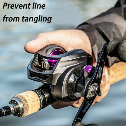 Ergonomic fishing reel handle for comfort during long fishing sessions