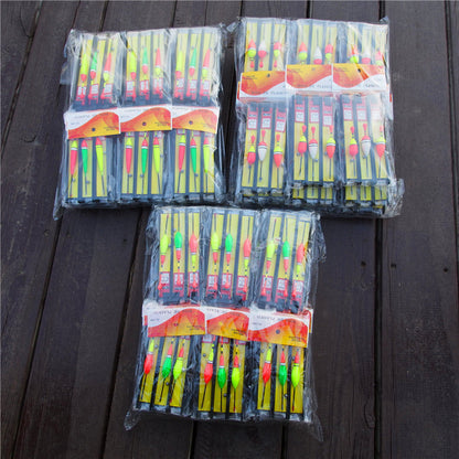 Foam fishing gear organizer with hooks and lines stored neatly
