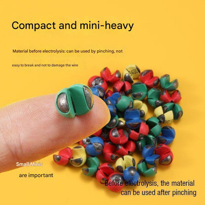 FlexiGrip Rubber-Coated Fishing Sinkers – 50pcs/100pcs