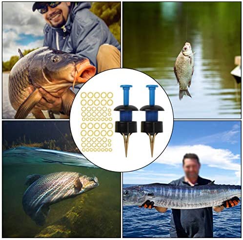 Realistic fishing bait clips for successful catches