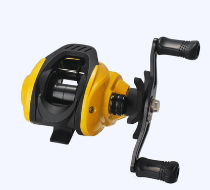 Small Yellow Water Drop Wheel Luya Wheel Fishing Reel