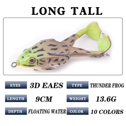 Double Propeller Frog Soft Bait